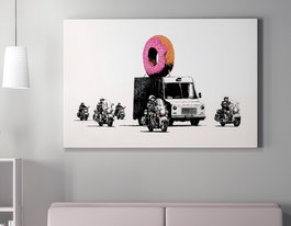 Wallity Lienzo Decorativo Banksy 70 x 100 cm